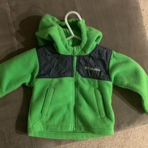 Green Columbia fleece 12 months